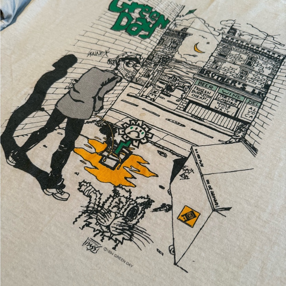 Vintage Green Day Shirt